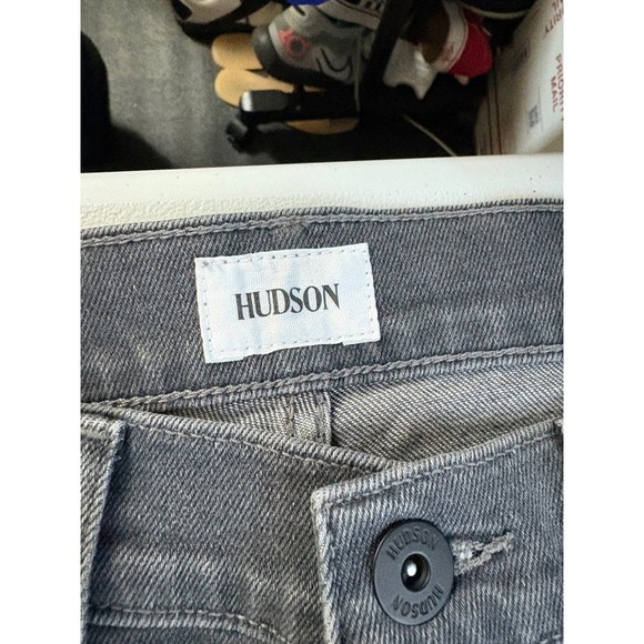 Hudson Blake Slim Straight Jeans Dark Wash Denim Pants Casual Size 30 - Picture 4 of 11